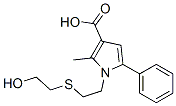 1-[2-[(2-羟基乙基)硫代]乙基]-2-甲基-5-苯基-1H-吡咯-3-羧酸结构式_306936-23-2结构式