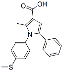 2-Methyl-1-[4-(methylthio)phenyl]-5-phenyl-1H-pyrrole-3-carboxylic acid Structure,306936-46-9Structure