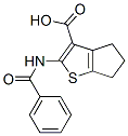2-苯甲酰氨基-5,6-二氢-4H-环戊并[b]噻吩-3-羧酸结构式_307341-55-5结构式