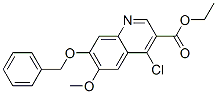 4-氯-6-甲氧基-7-苄氧基喹啉-3-甲酸乙酯结构式_307353-90-8结构式