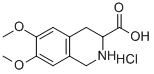 6,7-二甲氧基-1,2,3,4-四氢-异喹啉-3-羧酸盐酸盐结构式_30740-95-5结构式
