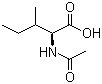 N-乙酰-L-异亮氨酸结构式_3077-46-1结构式