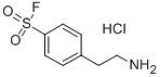 4-(2-氨乙基)苯磺酰氟盐酸盐结构式_30827-99-7结构式