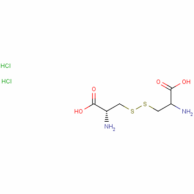 L-胱氨酸双盐酸盐结构式_30925-07-6结构式