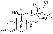 Halcinonide Structure,3093-35-4Structure
