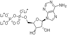 腺苷-5-二磷酸三锂盐结构式_31008-64-7结构式