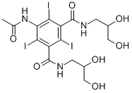 5-(乙酰氨基)-N,N’-双(2,3-二羟基丙基)-2,4,6-三碘-1,3-苯二甲酰胺结构式_31127-80-7结构式