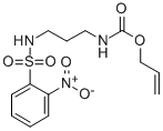 烯丙基[3-(2-硝基苯磺酰氨基)丙基]甲酸酯结构式_312283-45-7结构式