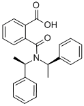 N,N-双[(r)-(+)-1-苯基乙基]邻氨甲酰苯甲酸结构式_312619-40-2结构式