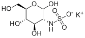 氨基葡萄糖硫酸钾盐结构式_31284-96-5结构式
