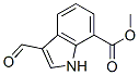 3-醛基吲哚-7-甲酸甲酯结构式_312973-24-3结构式