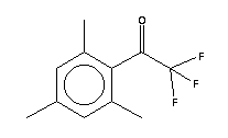 2,2,2-三氟-2,4,6-三甲基苯乙酮结构式_313-56-4结构式