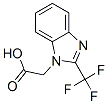 [2-(三氟甲基)-1H-苯并咪唑-1-基-]乙酸结构式_313241-14-4结构式