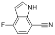 4-氟-1H-吲哚-7-甲腈结构式_313337-33-6结构式