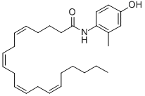 (5Z,8Z,11Z,14Z)-N-(4-羟基-2-甲基苯基)-5,8,11,14-二十碳四烯酰胺结构式_313998-81-1结构式