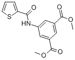5-[(2-噻吩羰基)氨基]-1,3-苯二羧酸二甲酯结构式_314284-47-4结构式