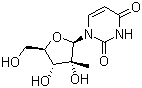 2-C-甲基尿苷结构式_31448-54-1结构式