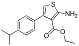 2-氨基-4-(4-异丙基苯基)噻吩-3-羧酸乙酯结构式_315683-17-1结构式