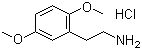 2,5-二甲氧基苯乙胺盐酸盐结构式_3166-74-3结构式