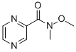 N-methoxy-n-methylpyrazine-2-carboxamide Structure,317335-26-5Structure