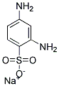 2,4-二氨基苯磺酸钠结构式_3177-22-8结构式