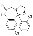 美沙唑仑结构式_31868-18-5结构式