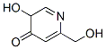 5-羟基-2-羟基甲基-4-吡啶酮结构式_31883-16-6结构式