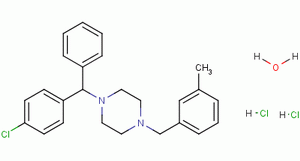 盐酸美克洛嗪结构式_31884-77-2结构式