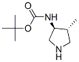 2-甲基-2-丙基[(3S,4R)-4-甲基-3-吡咯烷基]氨基甲酸酯结构式_319906-53-1结构式