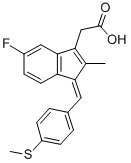 硫化舒林酸结构式_32004-67-4结构式