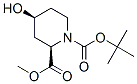 (2R,4S)-N-BOC-4-Hydroxypiperidine-2-carboxylic acid methyl ester Structure,321744-26-7Structure