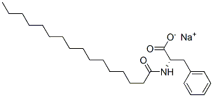 N-十六碳酰基-L-苯丙氨酸钠结构式_32190-55-9结构式