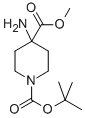 4-氨基-1,4-哌啶二羧酸 1-(1,1-二甲基乙基) 4-甲酯结构式_321997-89-1结构式