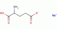 谷氨酸钠结构式_32221-81-1结构式