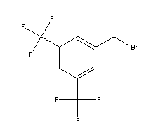 3,5-双三氟甲基苄基溴结构式_32247-96-4结构式