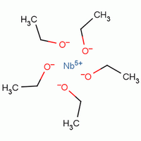 乙醇铌结构式_3236-82-6结构式