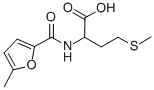 2-[(5-甲基呋喃-2-羰基)-氨基]-4-甲基磺酰基丁酸结构式_324001-24-3结构式