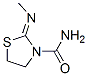 (2Z)-2-(甲基亚胺)-1,3-噻唑烷-3-甲酰胺结构式_324035-22-5结构式