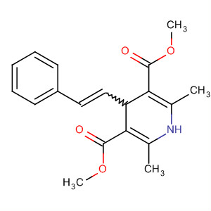 Dimethyl 2,6-dimethyl-4-styryl-1,4-dihydropyridine-3,5-dicarboxylate Structure,324577-03-9Structure