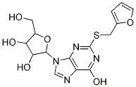 2-[2-(呋喃-2-甲基磺酰基)-6-羟基-嘌呤-9-基]-5-羟基甲基-四氢-呋喃-3,4-二醇结构式_32465-60-4结构式