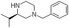 (S)-N4-苄基-2-异丙基哌嗪结构式_324748-62-1结构式
