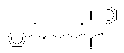 α,ε-联苯甲酰-DL-赖氨酸结构式_32513-92-1结构式