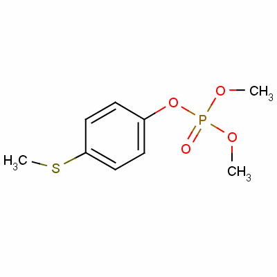 倍硫磷氧结构式_3254-63-5结构式