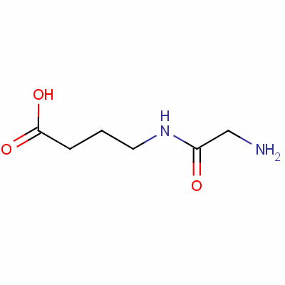 甘氨酰-4-氨基-N-丁酸结构式_32595-49-6结构式