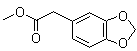 苯并[1,3]二氧代l-5-乙酸甲酯结构式_326-59-0结构式