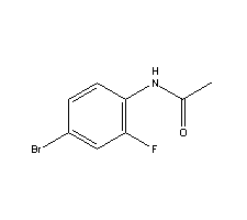4-溴-2-氟乙酰苯胺结构式_326-66-9结构式
