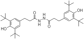 N,N’-双[3-(3,5-二叔丁基-4-羟基苯基)丙酰]肼结构式_32687-78-8结构式