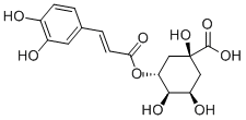 绿原酸;金银花提取物结构式_327-97-9结构式