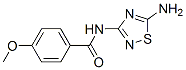 (9Ci)-N-(5-氨基-1,2,4-噻二唑-3-基)-4-甲氧基-苯甲酰胺结构式_327060-03-7结构式