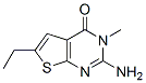 (9CI)-2-氨基-6-乙基-3-甲基-噻吩并[2,3-d]嘧啶-4(3H)-酮结构式_328004-11-1结构式